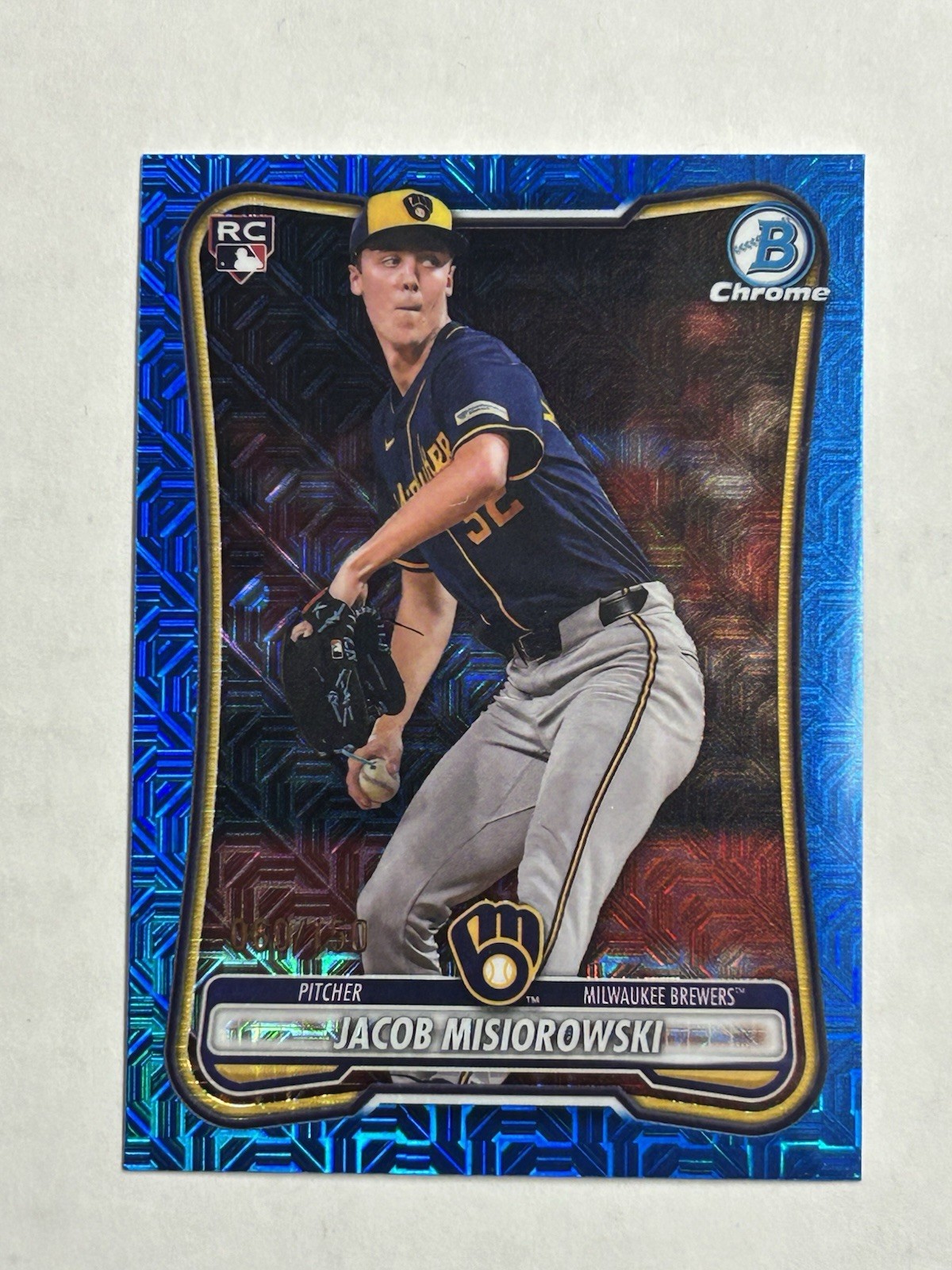 2026 Bowman Chrome Jacob Misiorowski Mega Box Blue Mojo /150 (RC)
