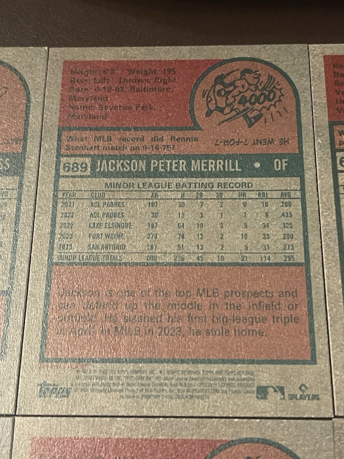 2024 Topps Heritage High Number Complete Base Set #501-700 / Paul Skenes RC