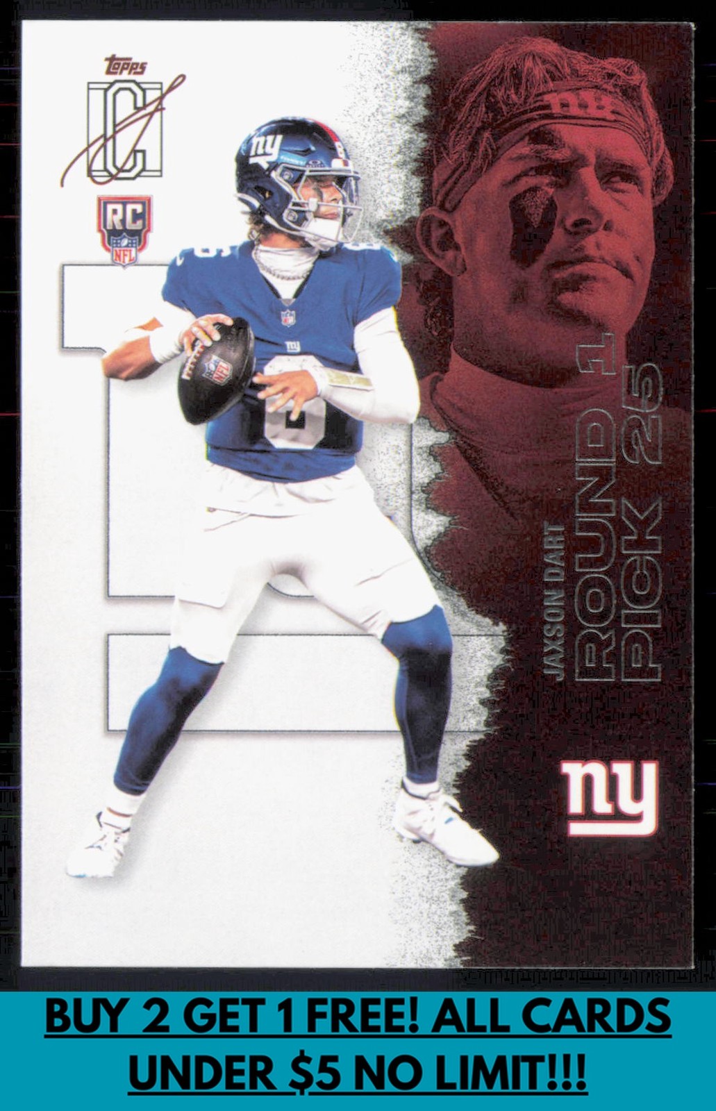 Jaxson Dart 2025 Topps Signature Class #106