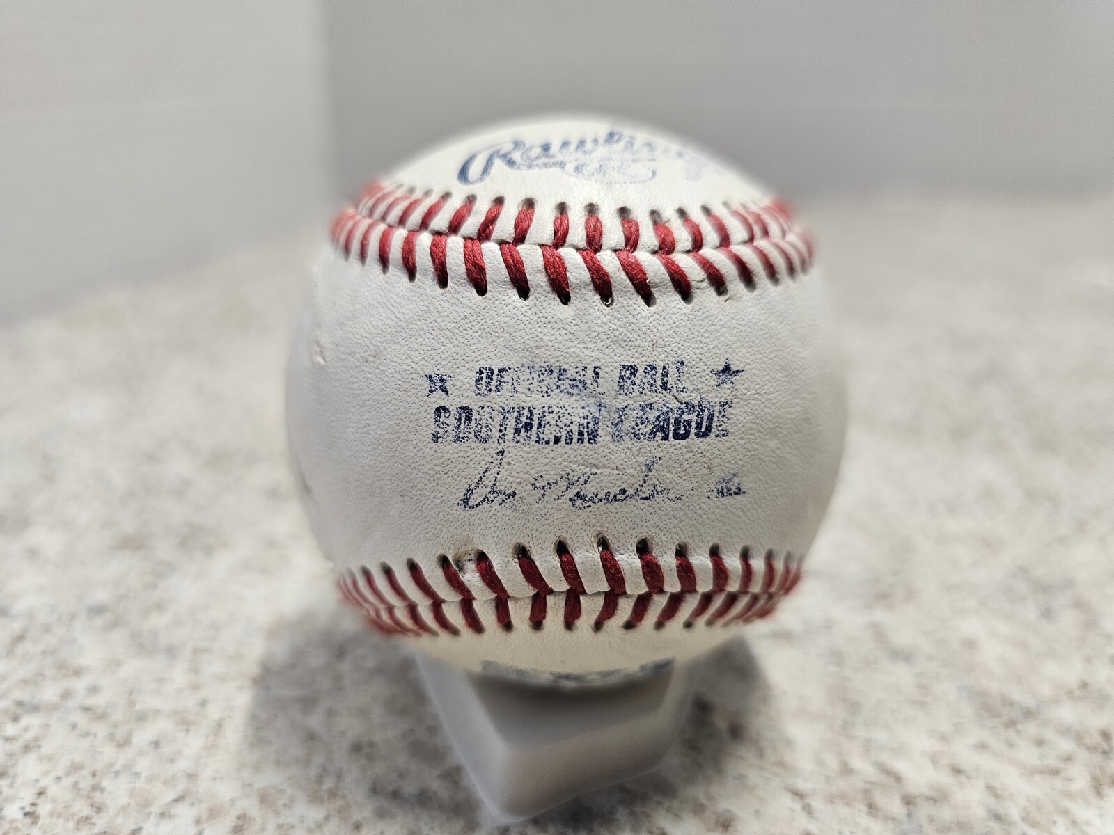 Southern League Baseball MiLB Autographed Baseball Unknown No COA