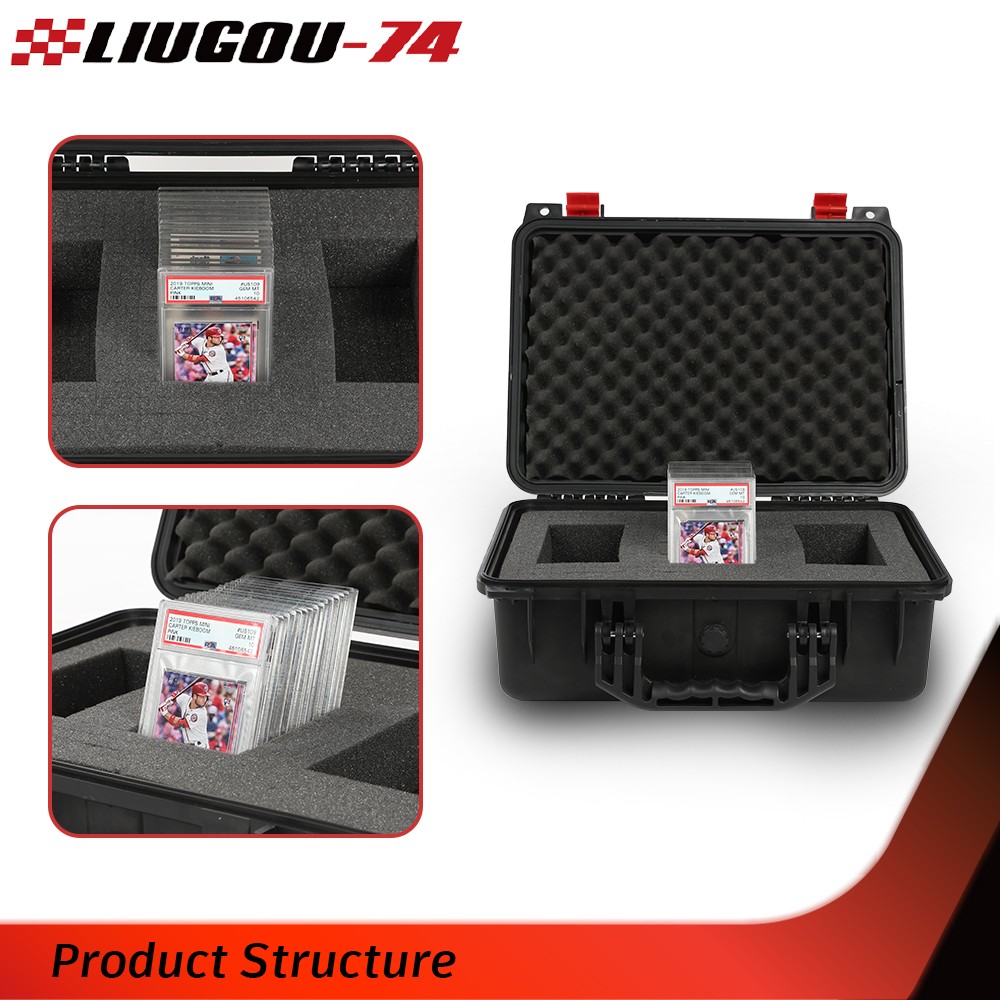 [50CT 150CT] Weatherproof Graded Card Storage Box Case Slab Holder Protector NEW