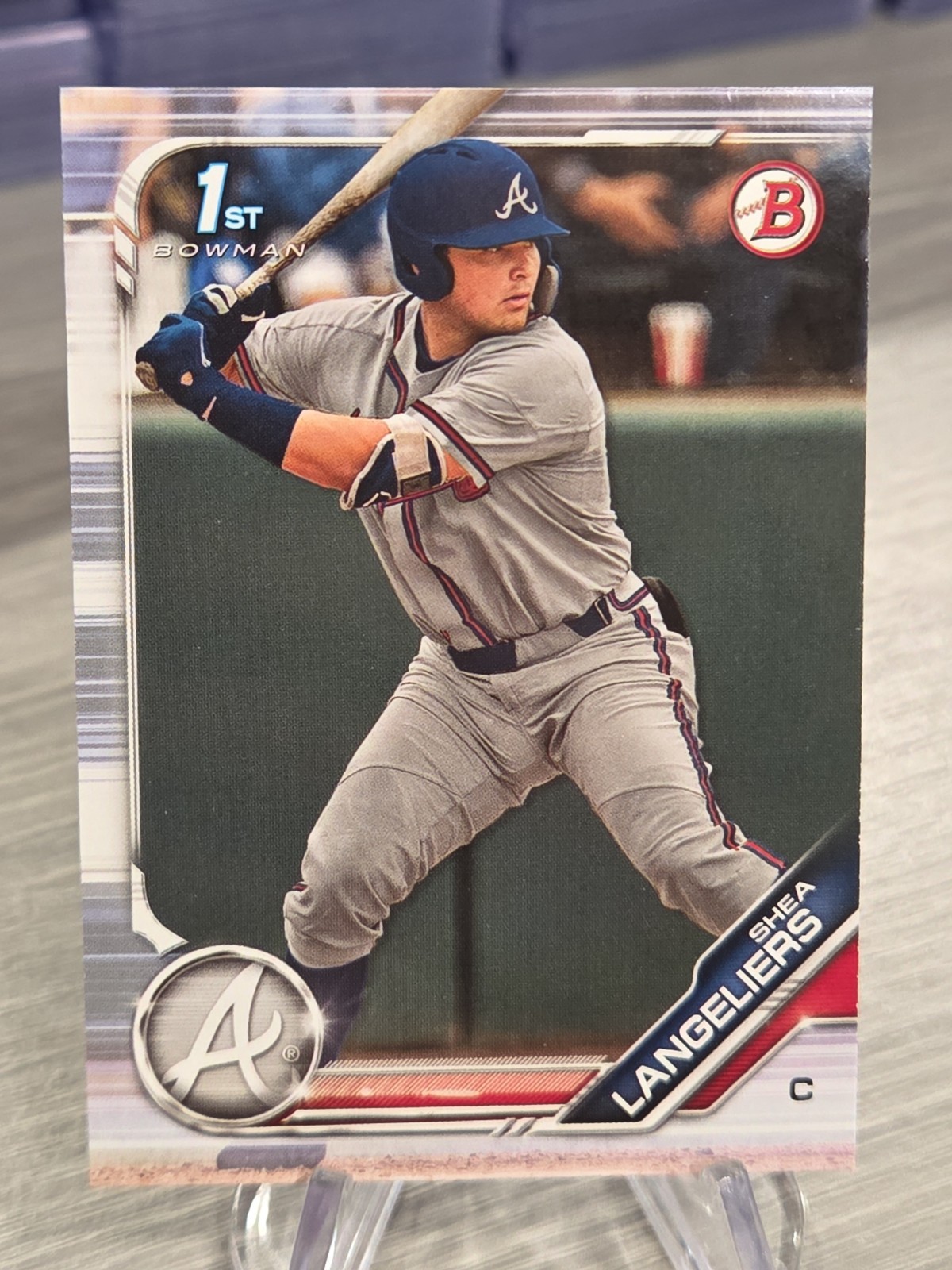 Shea Langeliers 2019 Bowman Draft Paper 1st Bowman #BD-67 Braves/Athletics