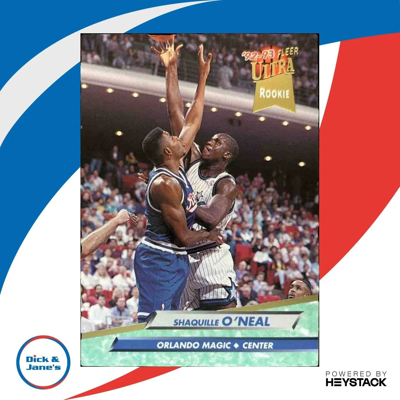 1992-93 Fleer Ultra Shaquille O’Neal #328 RC Orlando Magic