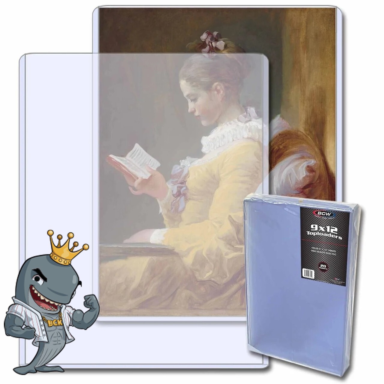 BCW 9×12 Topload Holder 20ct Pack FREE SHIP