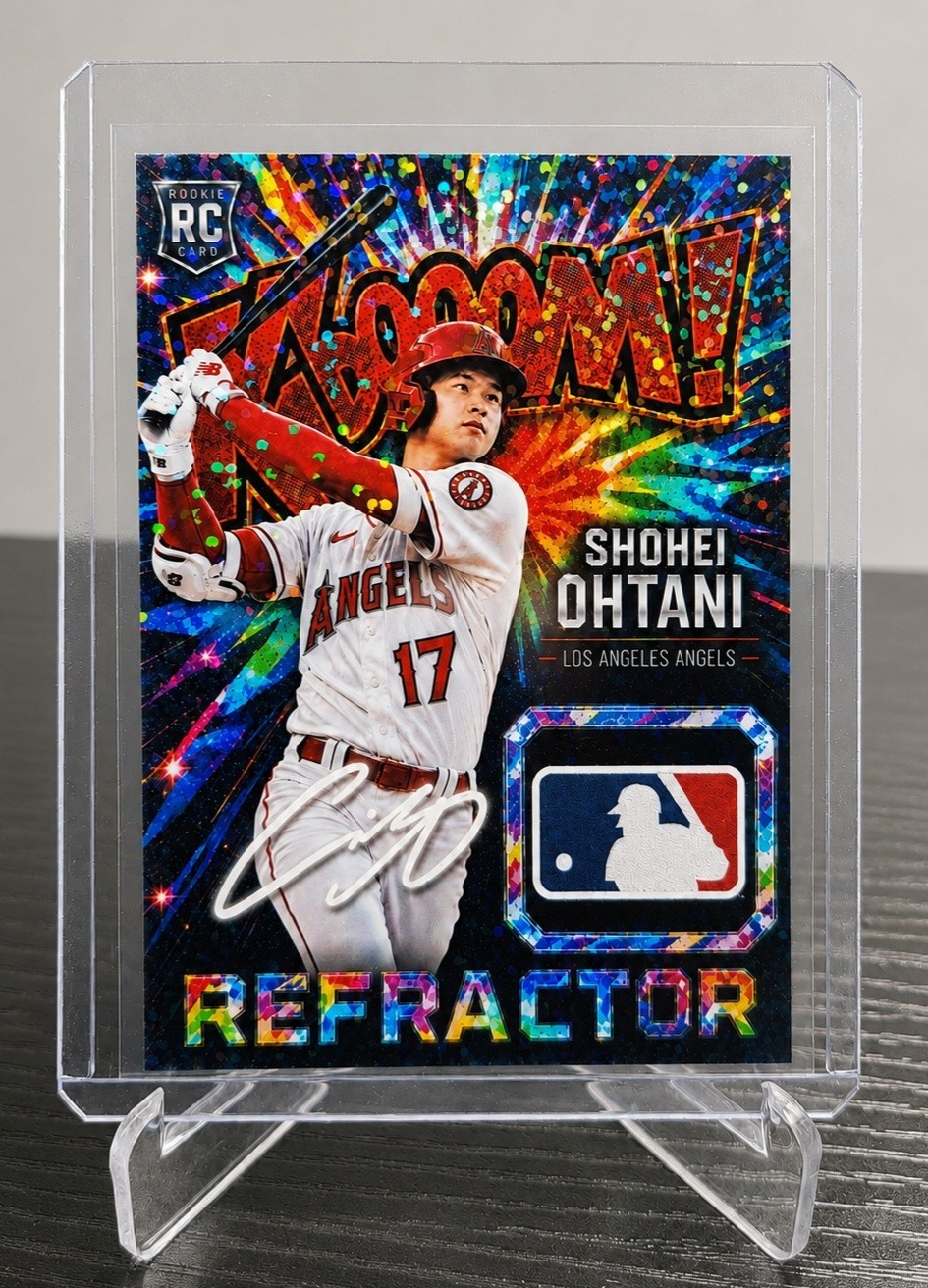 2018 Shohei Ohtani Rookie Card RC Laser Print Auto Refractor