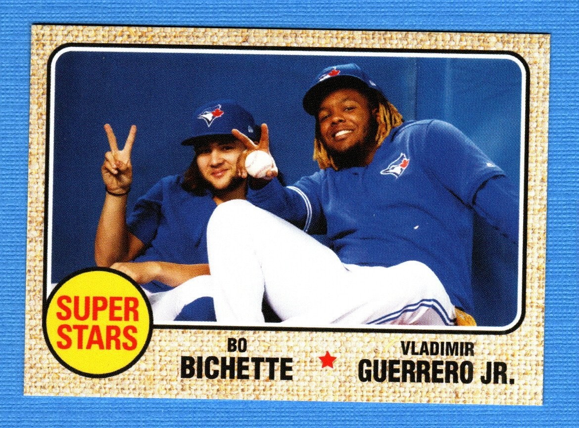 2021 Topps Throwback Thursday #68 Bo Bichette/Vladimir Guerrero Jr. 1060