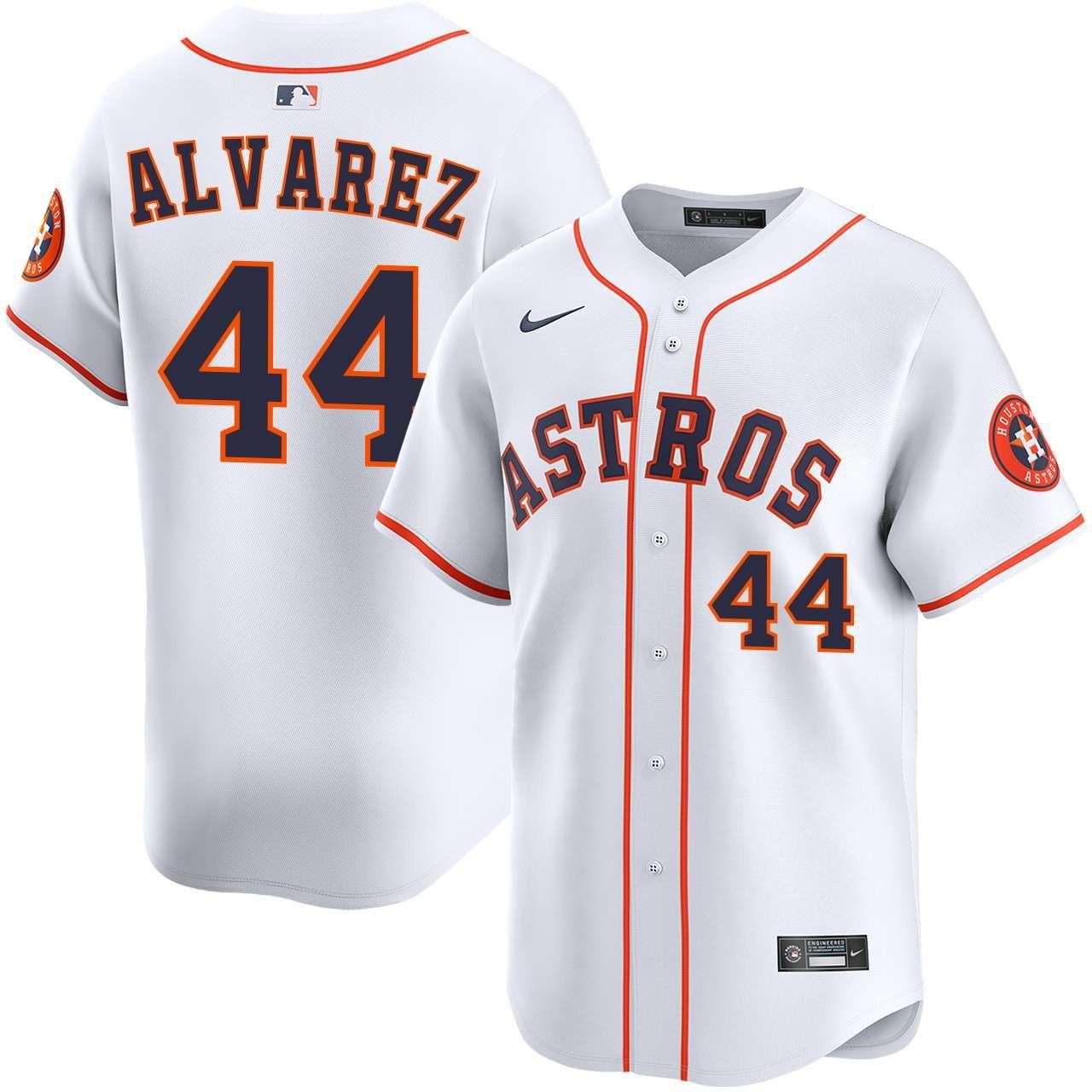 Yordan Alvarez Astros All Stitched Jersey