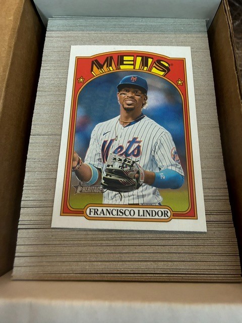 2021 Topps Heritage HIGH NUMBER Baseball COMPLETE BASE SET #501-700 MINT