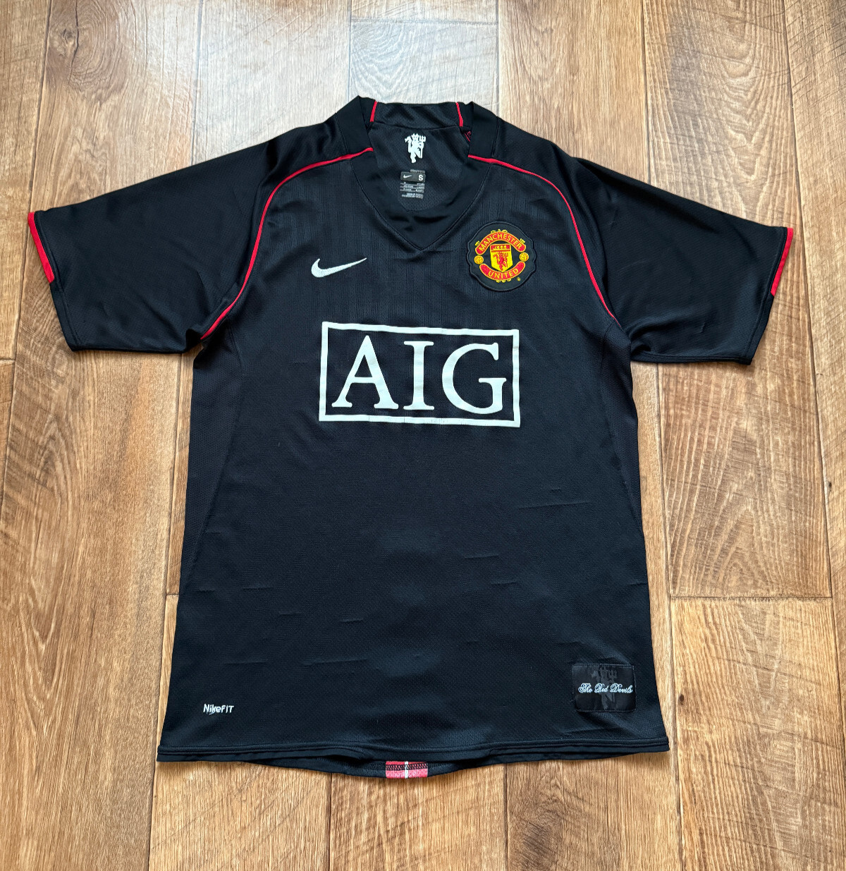 Manchester United 2007 2008 Away Football Shirt Soccer Jersey Nike Men’s Size S