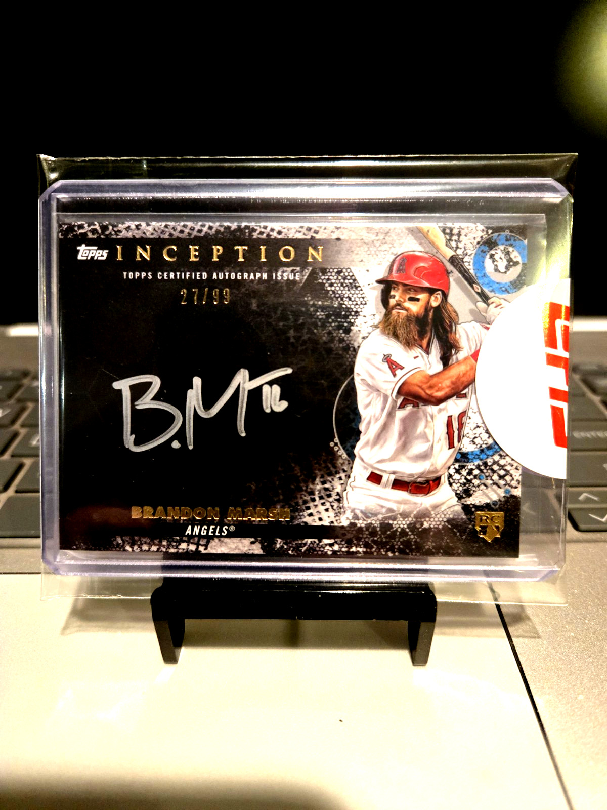 2022 Topps Inception – Brandon Marsh RC Silver Signing Auto #26/99 -Topps Sealed