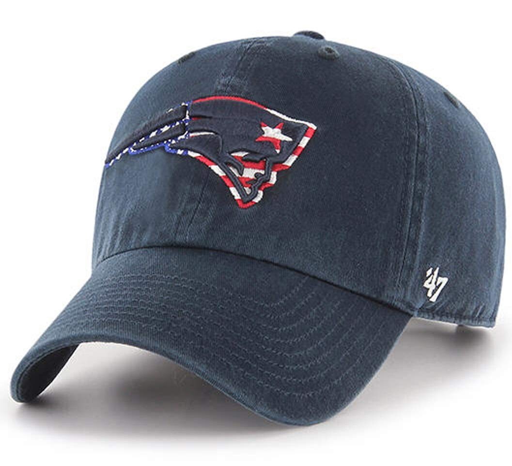 Authentic ’47 Brand NFL New England Patriots Adjustable MVP/CleanUp/Snap Cap Hat