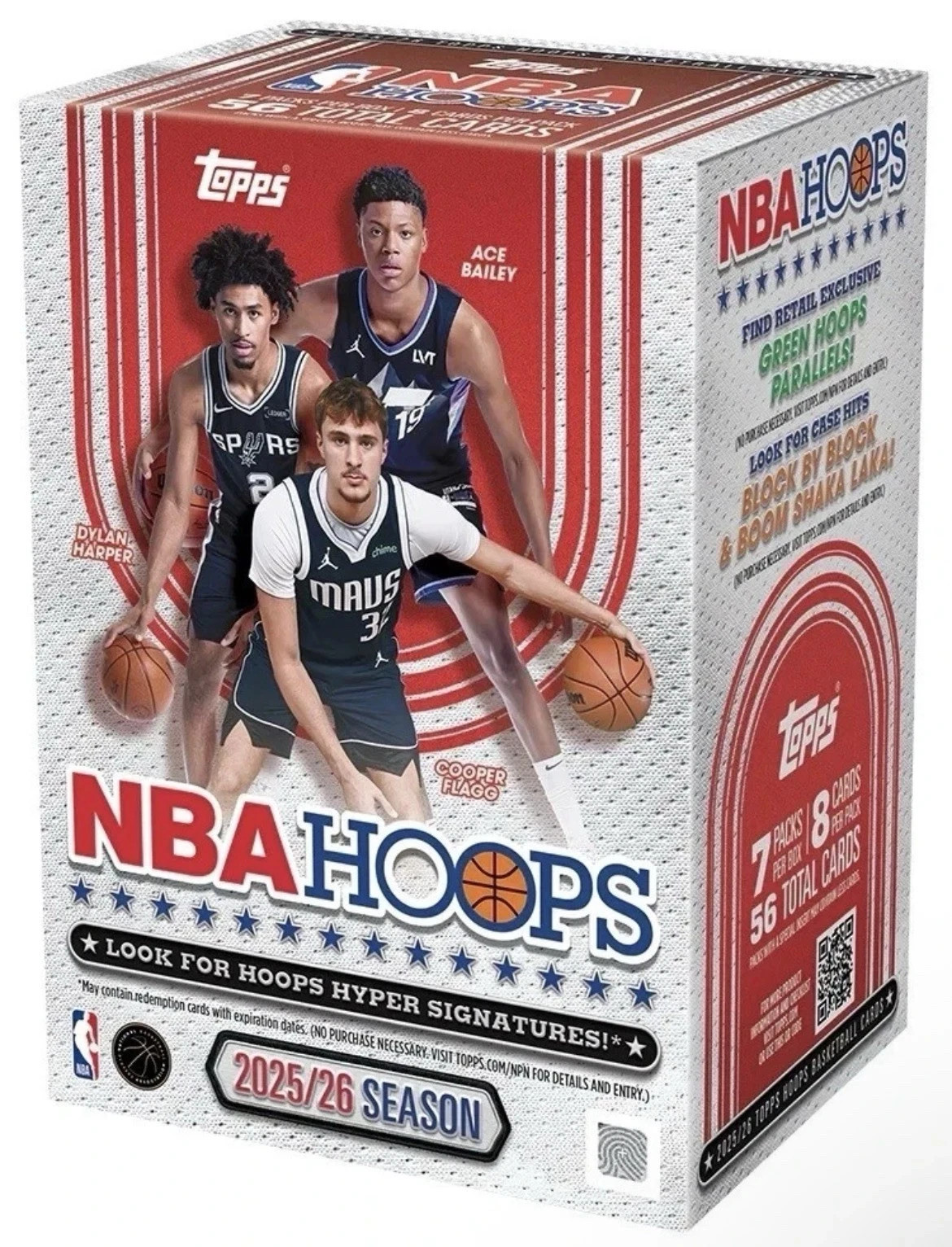 2025-26 Topps NBA Hoops Basketball Factory Sealed Blaster Value Box