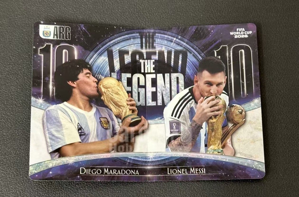 FIFA World Cup 2026丨Panini*Kayou丨Maradona & Messi丨Dual Player Booklet Card