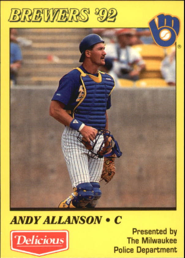 B6093- 1992 Brewers Police Baseball Card #s 1-30 -You Pick- 15+ FREE US SHIP