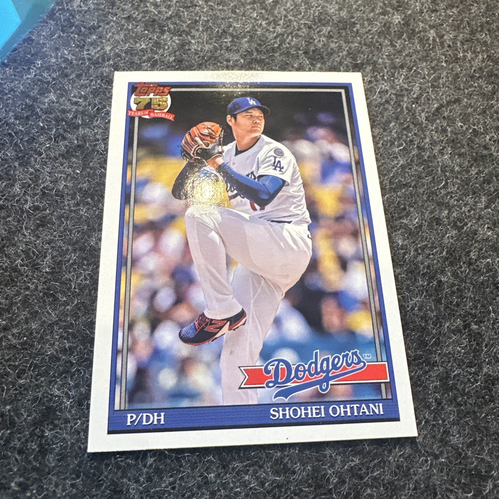 2026 Topps Series 1- 75th Anniversary Shohei Ohtani 1991 Topps # T91-100 Dodgers