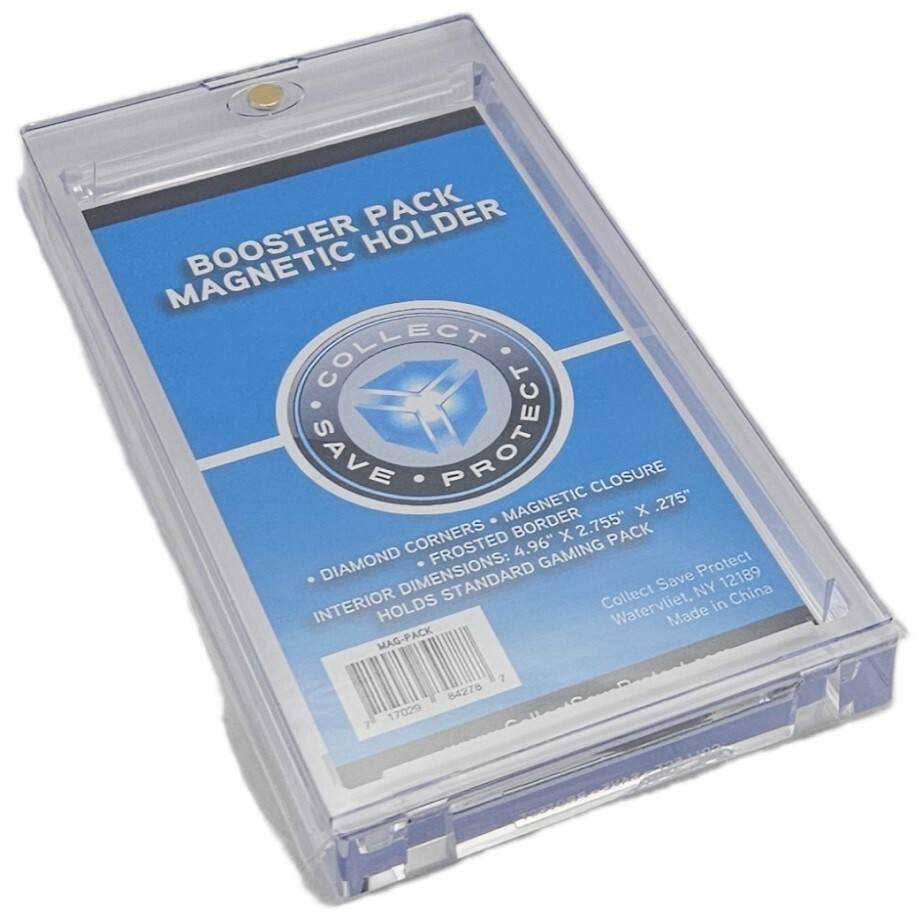 CSP Booster Pack Magnetic One Touch Holder Case Holds Standard Gaming Packs