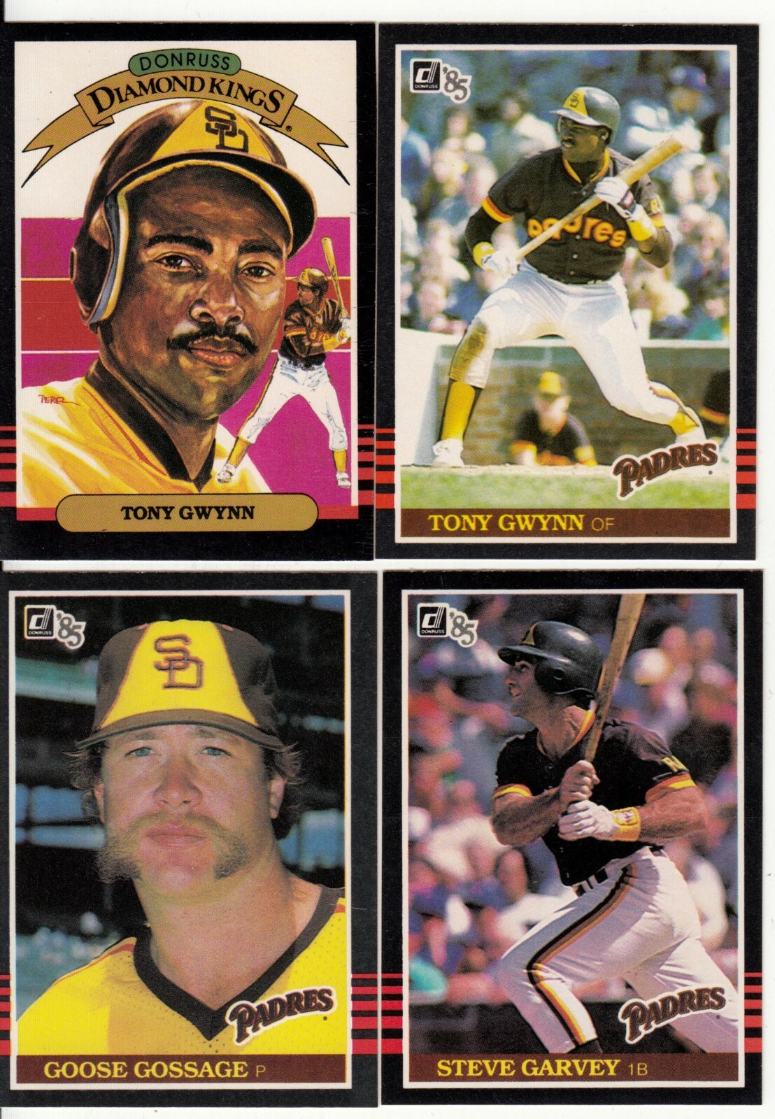 1985 Donruss Baseball MLB cards – Pick your Team Set