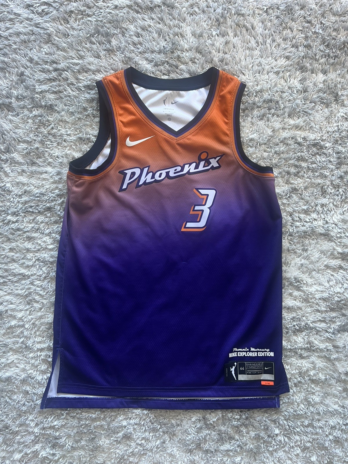 Nike Phoenix Mercury Taurasi #3 Explorer Edition Jersey Womens 44/M WNBA Bball