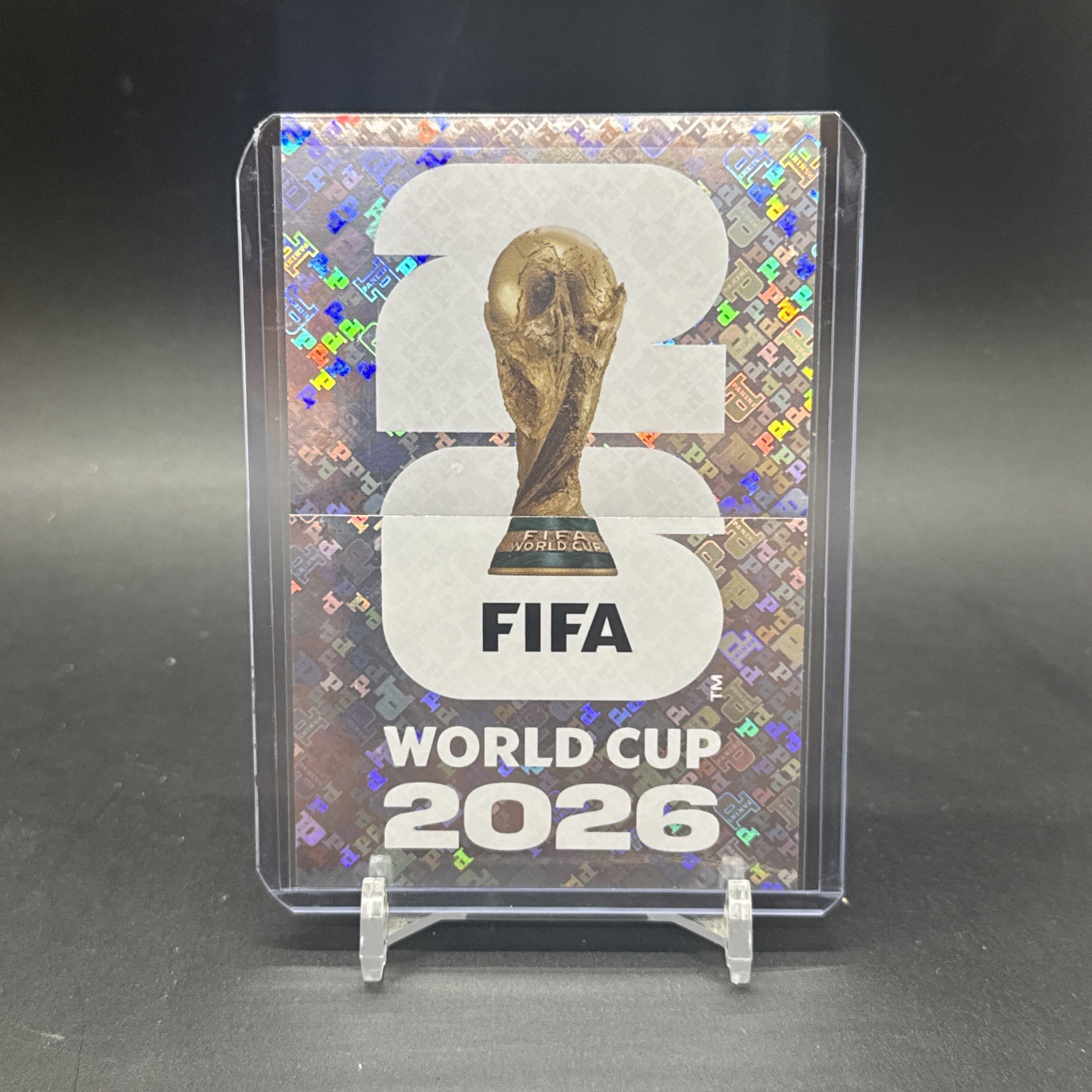 Panini FIFA World Cup 2026 Official Emblem Top & Bottom FWC1 FWC2 Sticker Pair