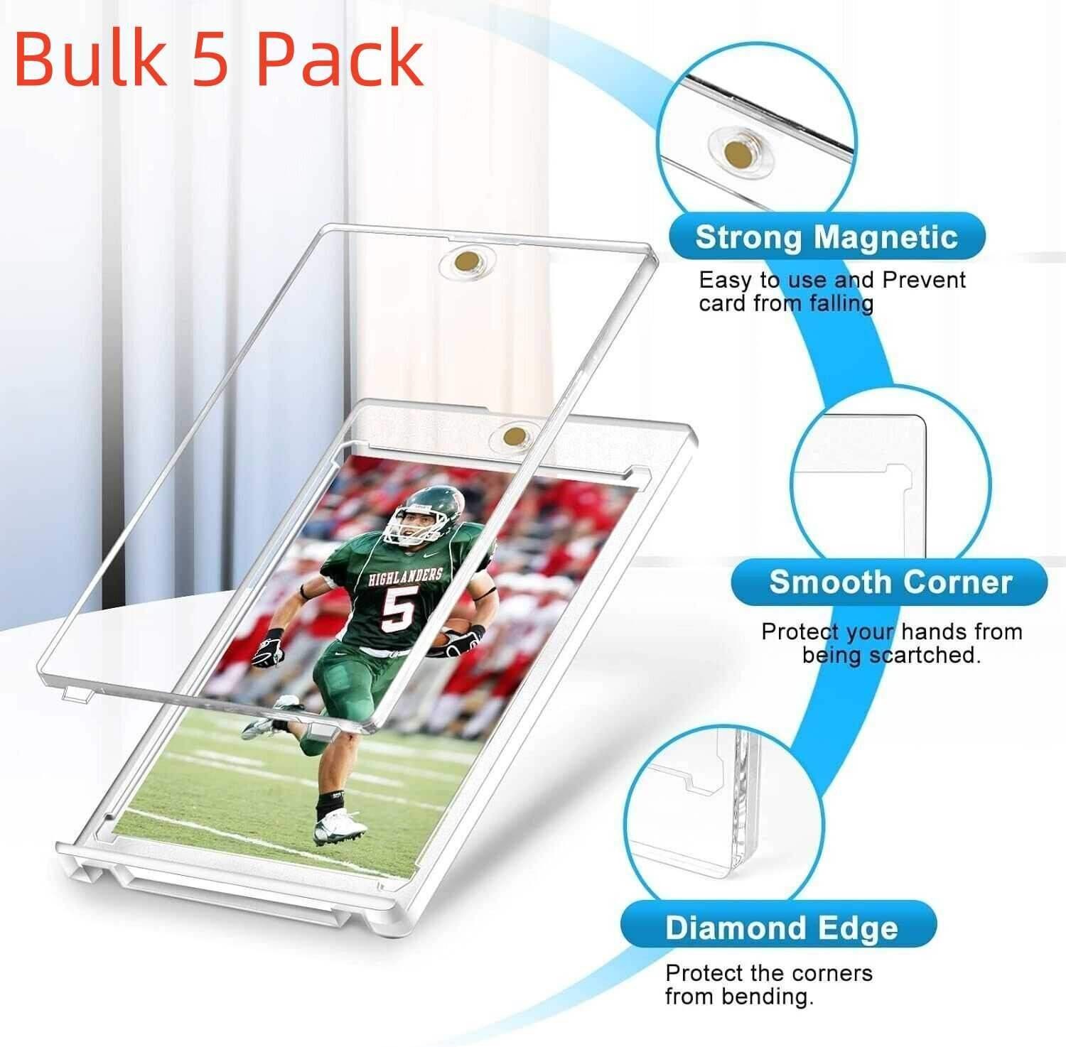 5/25/50/100/400pcak Magnetic One Touch Card Holder For Pokémon 35pt Cards