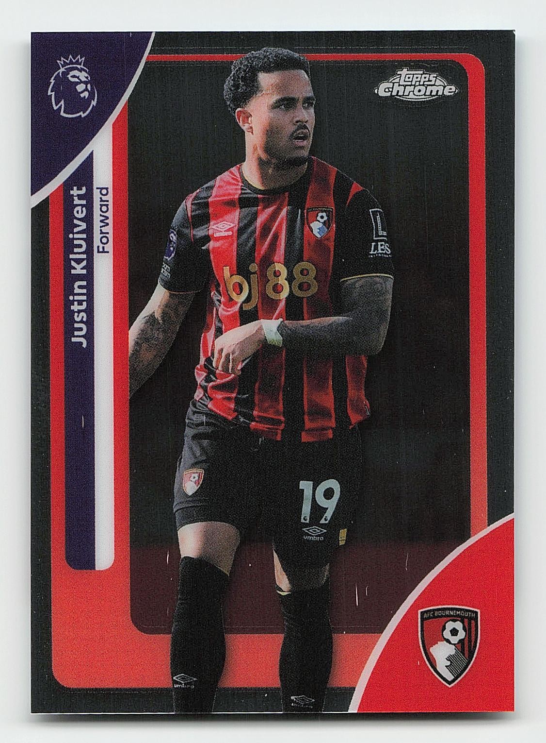 2026 Topps Chrome Premier League #1 Justin Kluivert