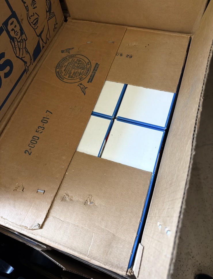 (1) 1987 Topps Baseball Vending Case Sealed 24 Boxes 500 Count