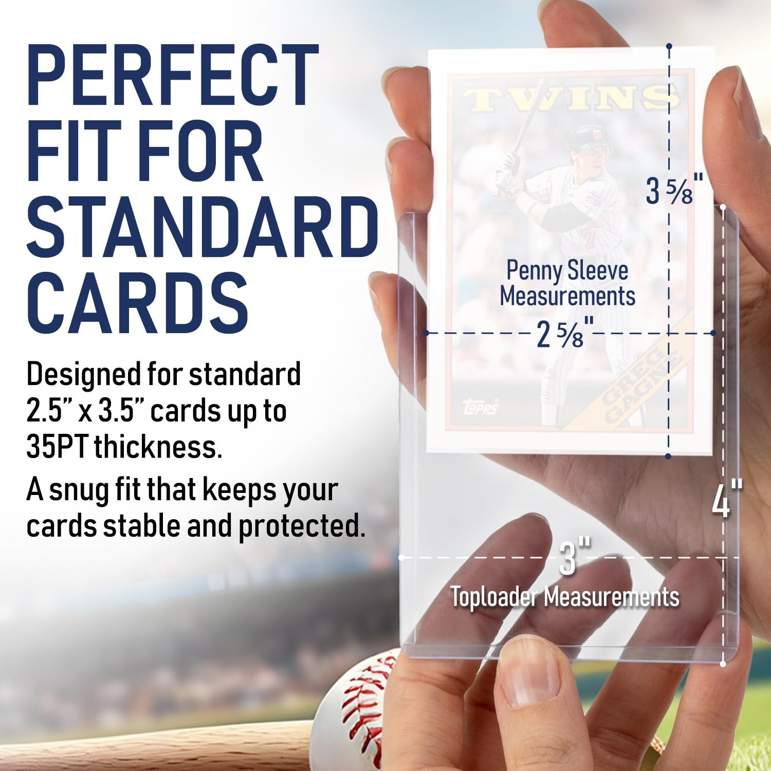 Regular 3×4 Rigid Top Loaders for Cards & Card Sleeves | Ultra Trading, Baseb…