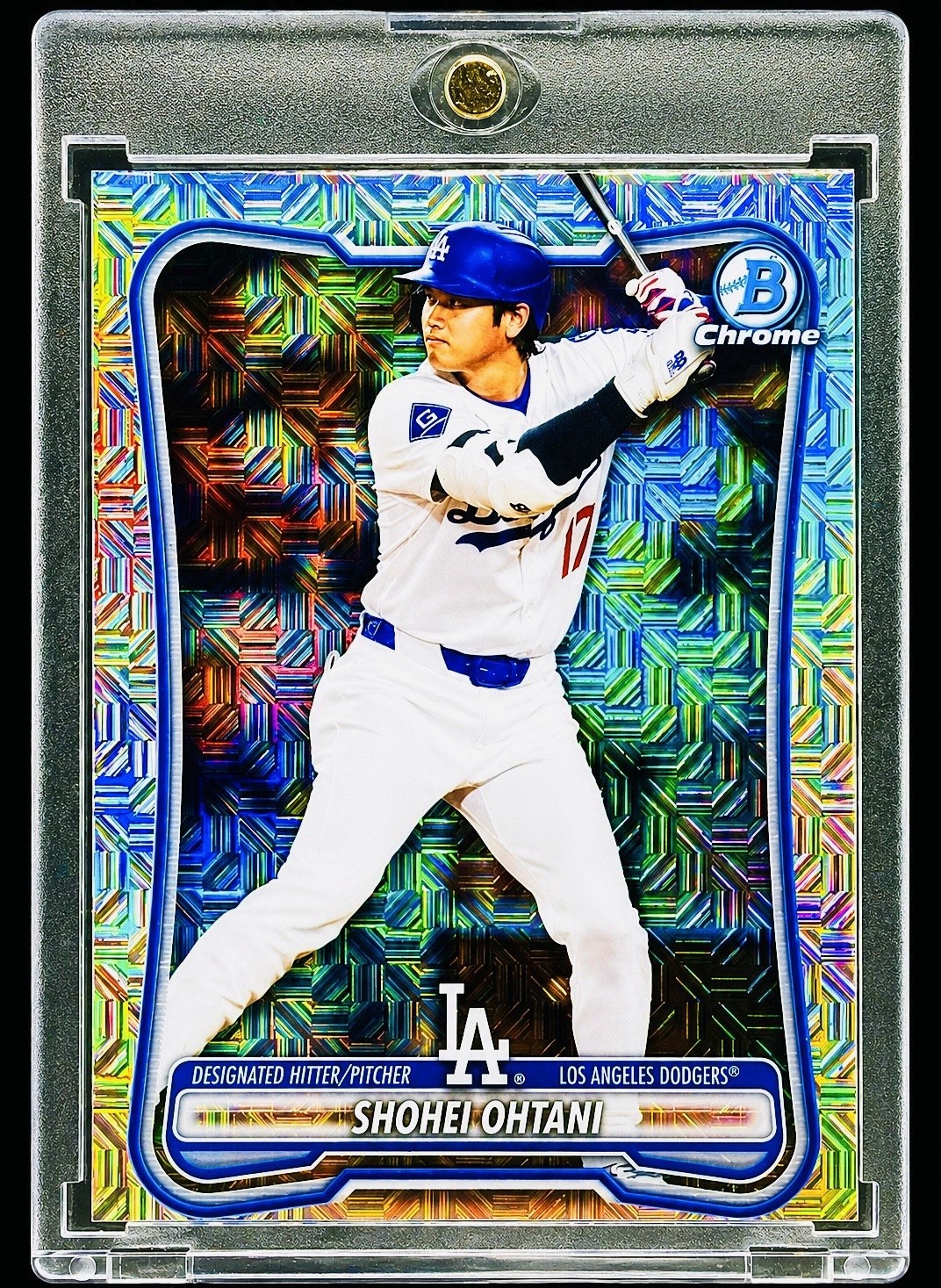 Shohei Ohtani Bowman Chrome MEGA MOJO REFRACTOR SP Topps Los Angeles Dodgers