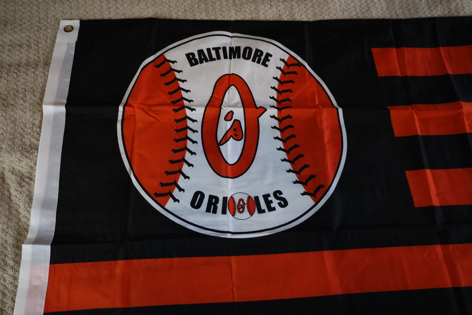 Baltimore Orioles 3×5 ft House Pole Flag Wall Banner MLB Baseball Decoration