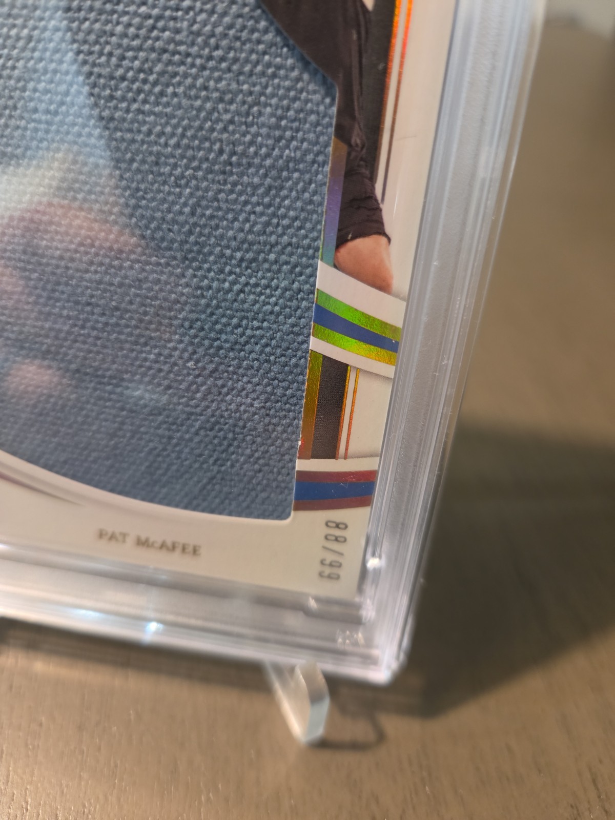 2022 Panini Immaculate WWE Jumbo Ring Canvas Pat McAfee Summerslam PSA 10 /99