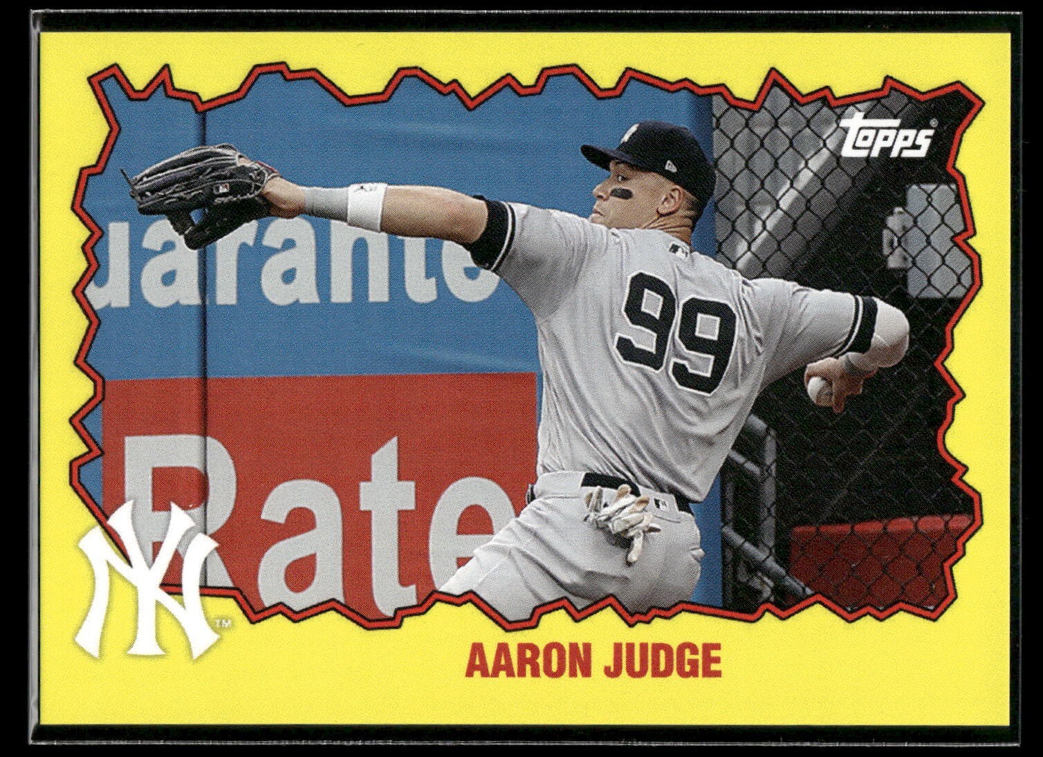 2023 Topps Throwback Thursday Aaron Judge 1990 TOPPS ROBOCOP 2 Yankees #115 SP