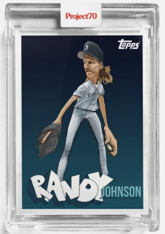 2021 Topps Project 70 #40 Randy Johnson by Blue the Great