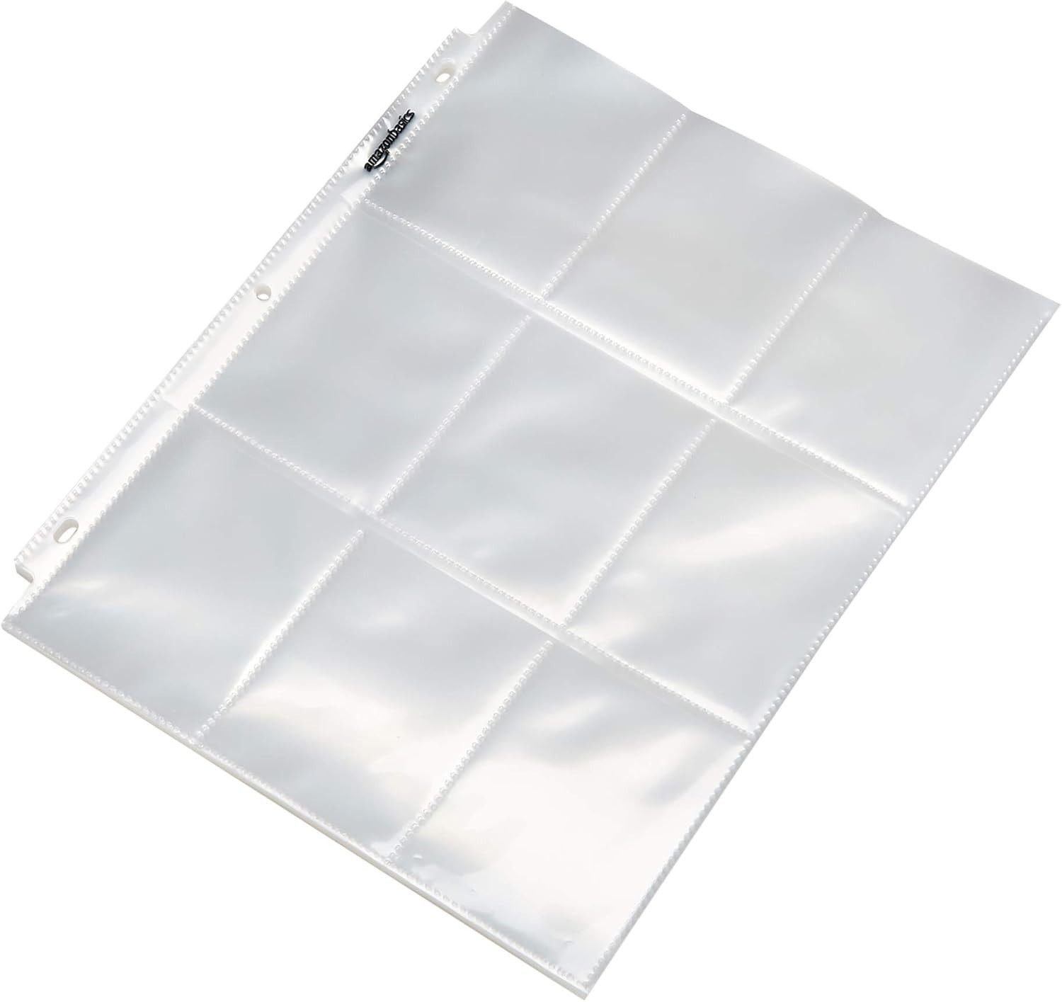 500-Pack 9-Pocket Trading Card Protectors for Binders – Acid-Free Clear Sleeves