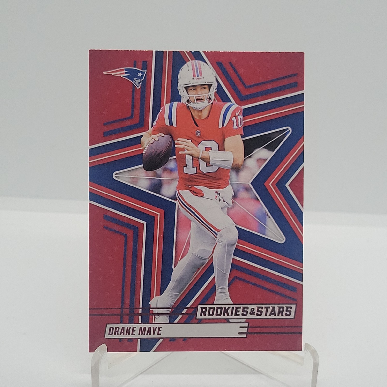 2025 Panini Rookies & Stars #32 Drake Maye Red