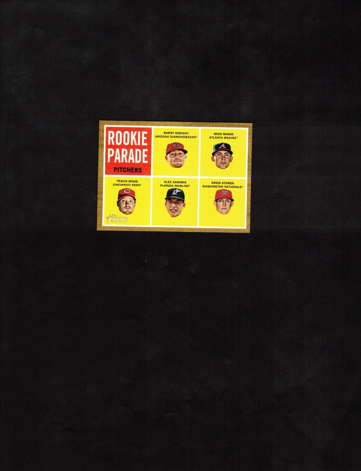 2011 Topps Heritage #494 Rookie Parade Pitchers SP!