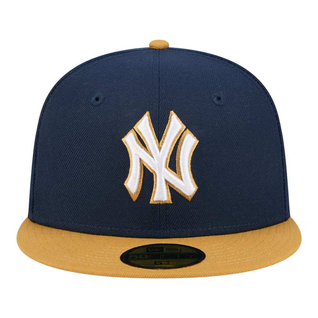Authentic New Era 9FIFTY Snapback New York Yankees Cap Hat ~ Navy/Gold