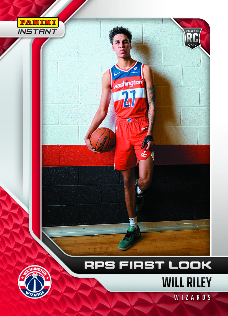 2025-26 Panini Instant Will Riley ROOKIE CARD RPS FIRST LOOK SP Wizards #36 RC