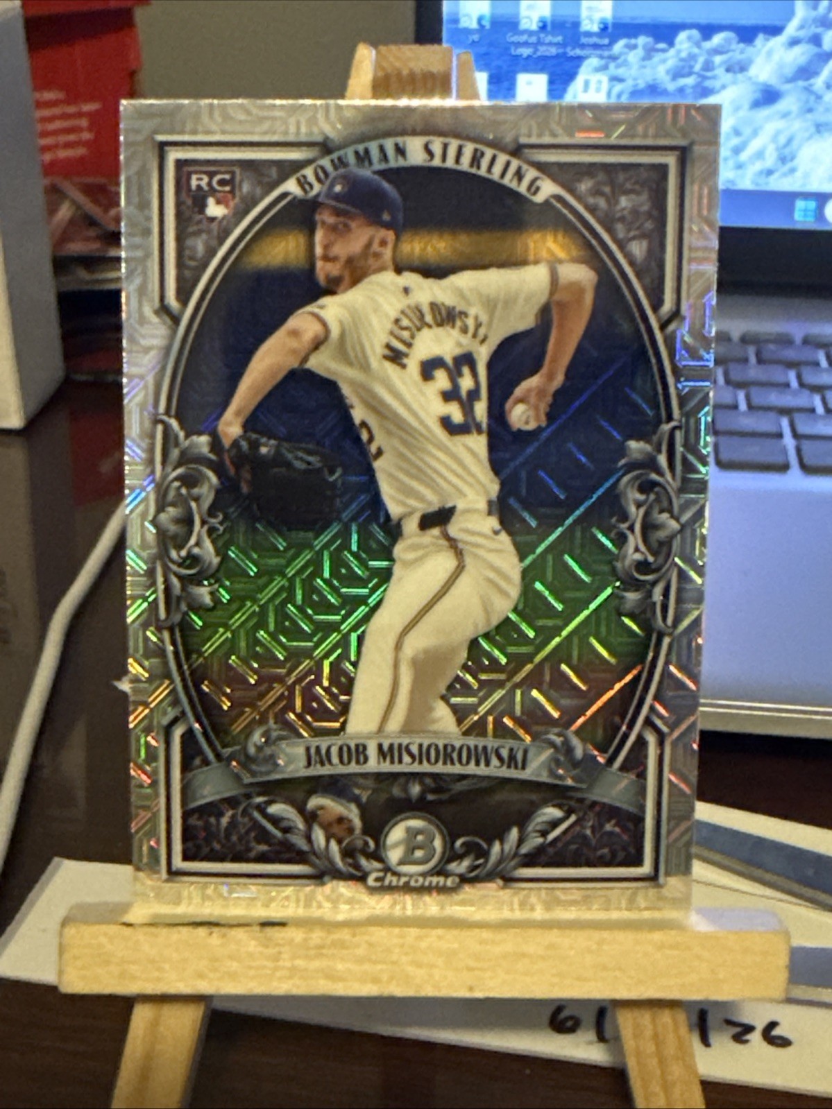 2026 Bowman Chrome Jacob Misiorowski Bowman Sterling Mojo Refractor #BST-13