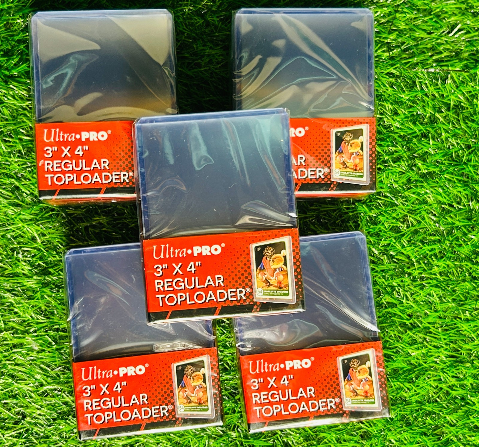 Ultra Pro Top Loaders 3×4 Regular Toploaders 125 Count 5 Pack Sealed Save
