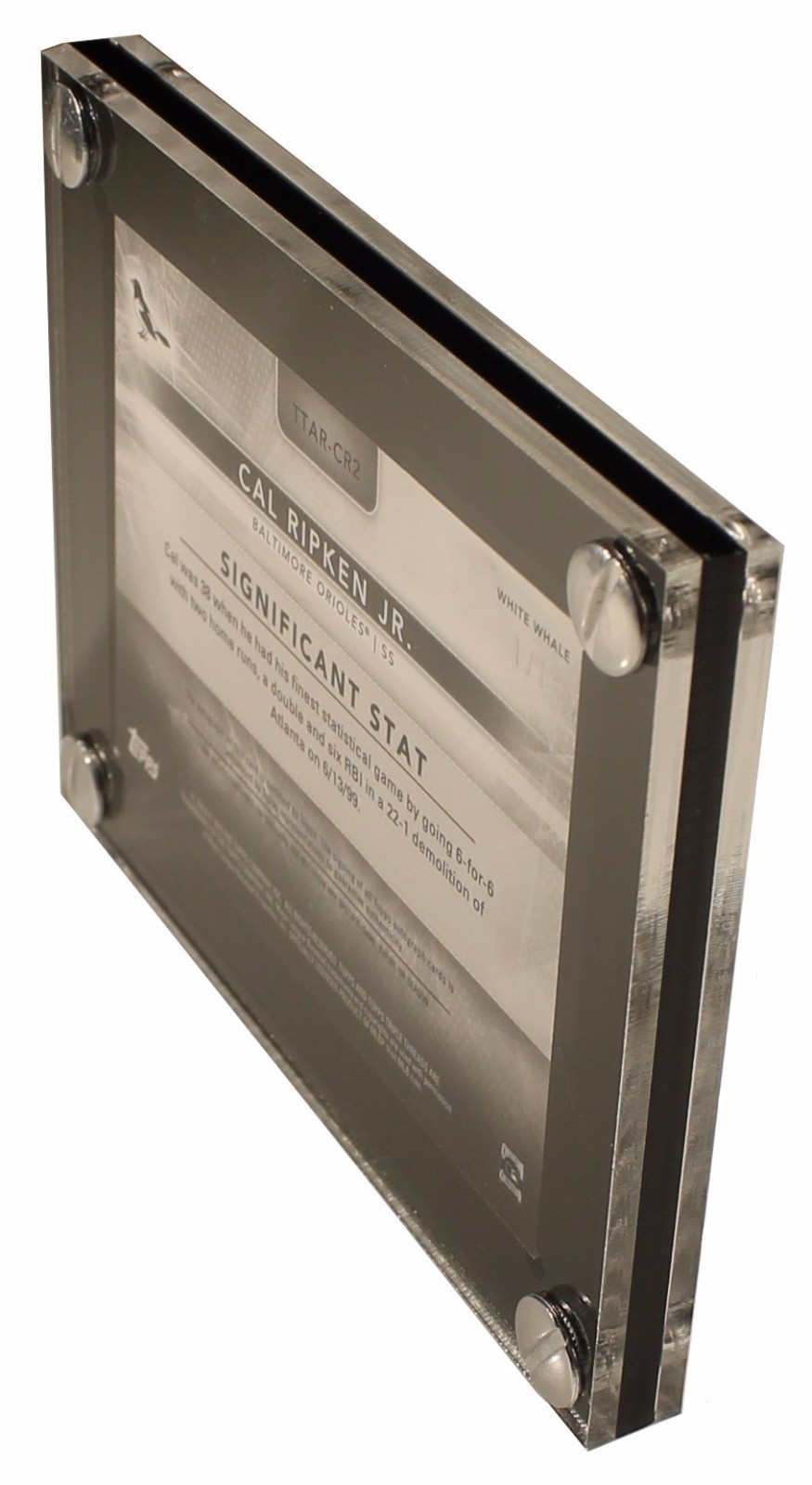 3 Cards Side By Side no dividers Display Card Case, Holds Cards 180pt or less