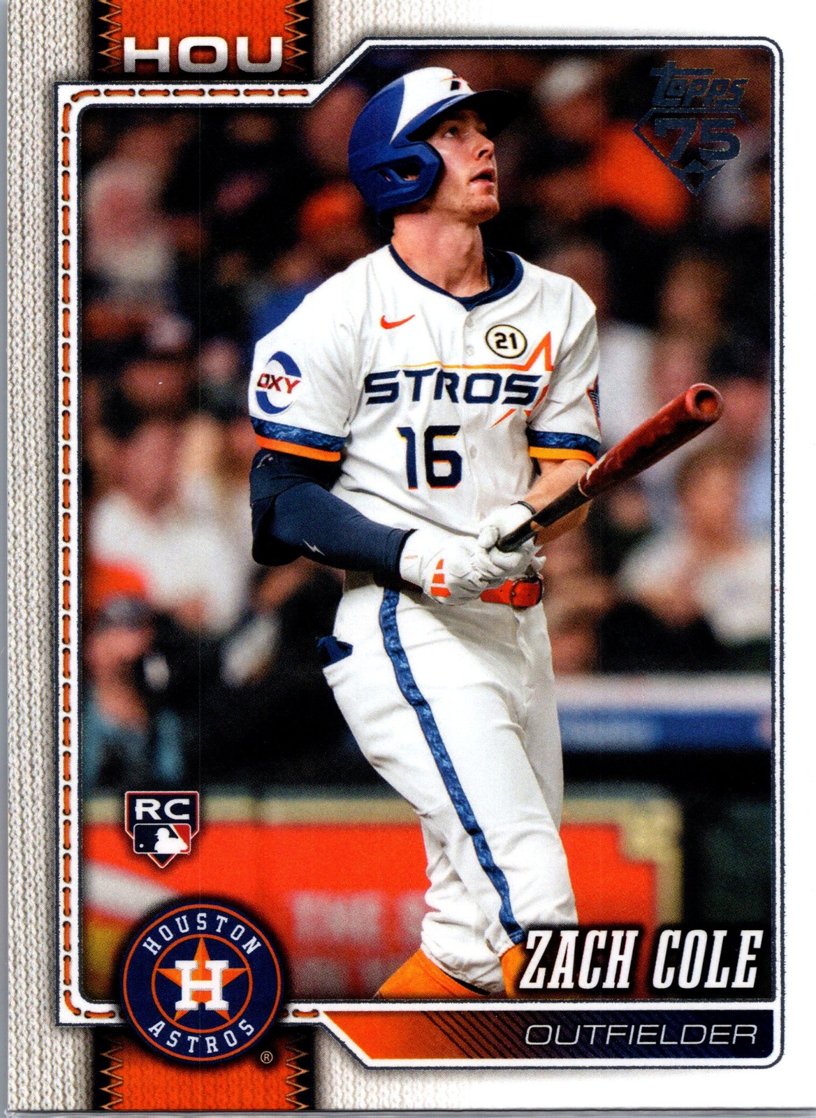 2026 Topps Series 2 #601 Zach Cole RC Rookie Houston Astros