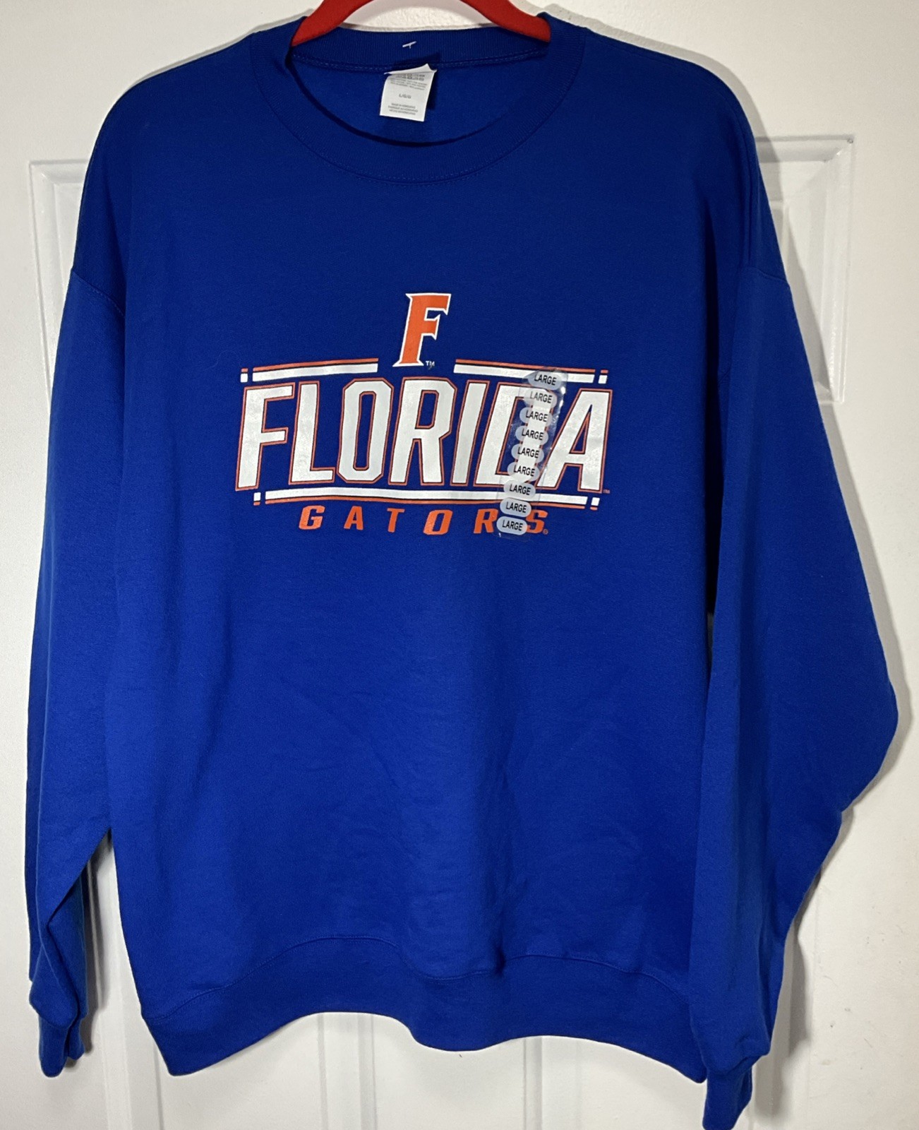 SEC Football “The Swamp” Florida Gators Blue Sweatshirt Men’s Large
