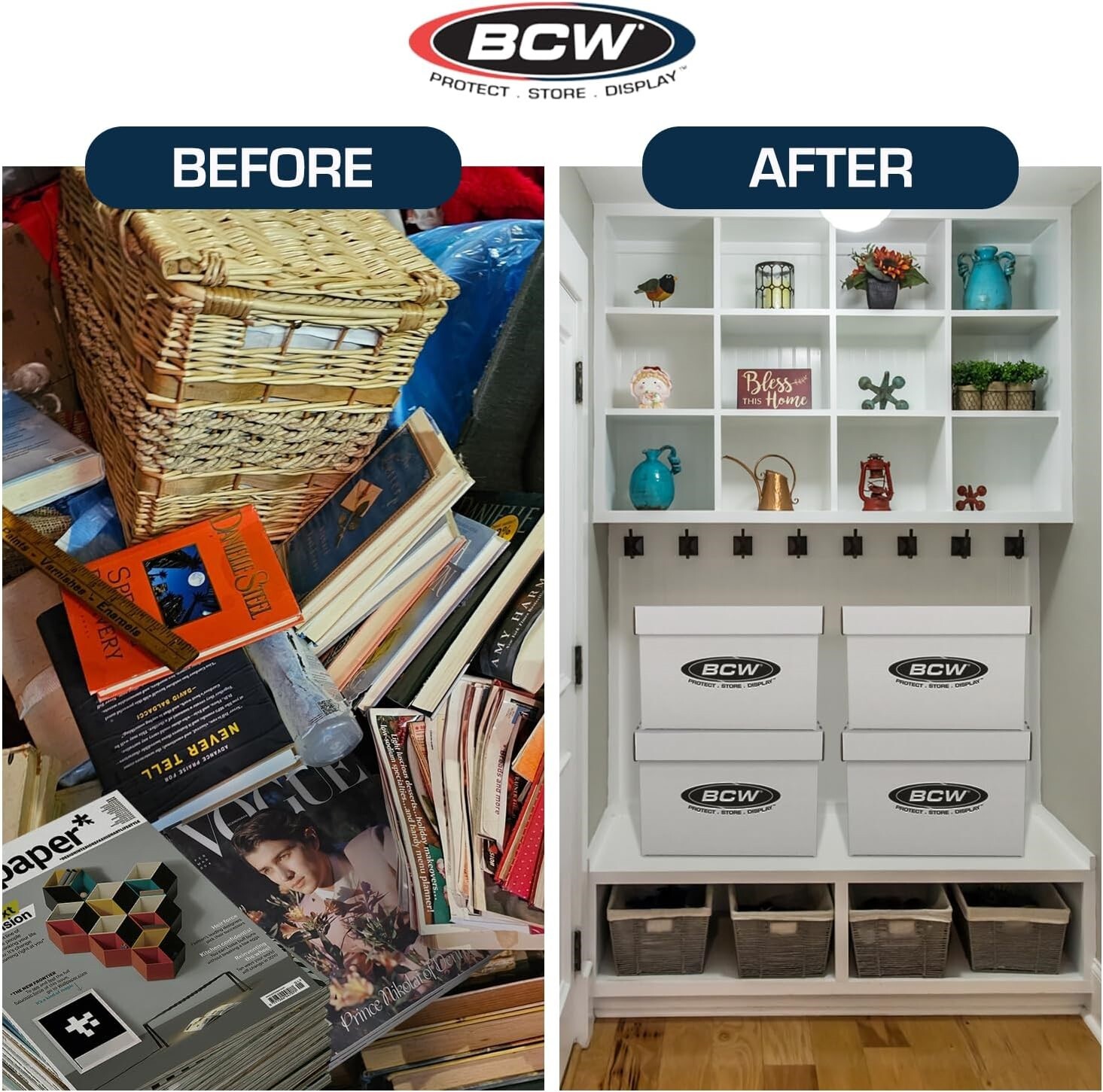 10 BCW Magazine / Comic Storage Boxes Bundle Top Quality Cardboard Time Storage