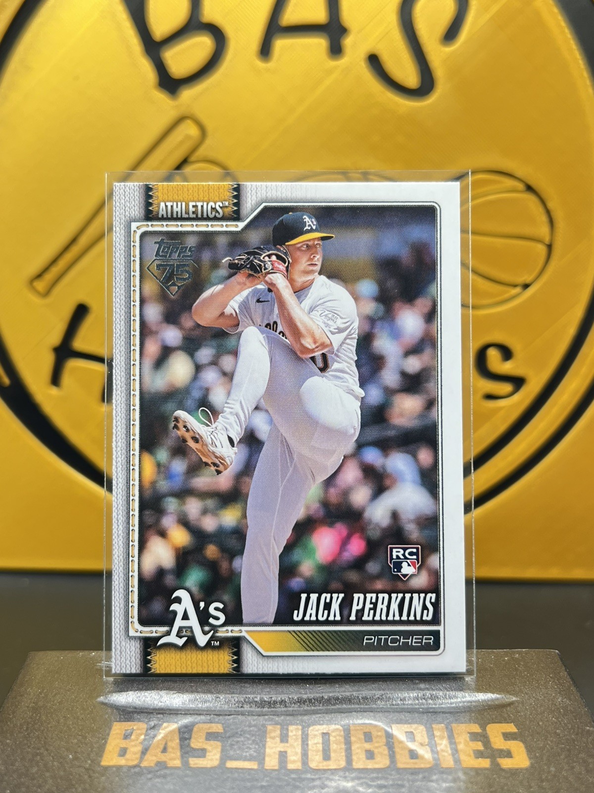 2026 Topps Series One [Base] – Jack Perkins (RC) #206 – Athletics