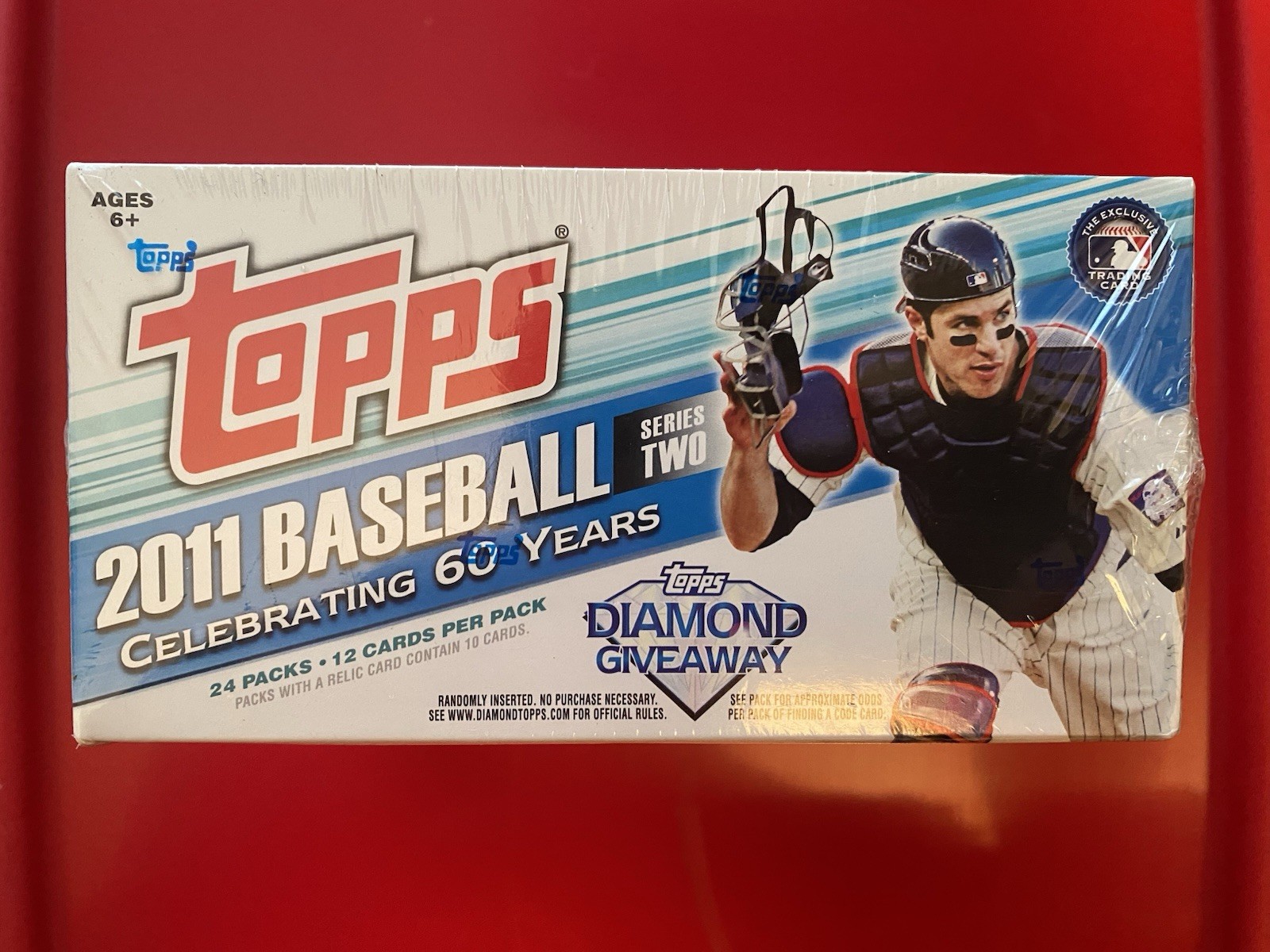 2011 Topps Baseball Diamond Giveaway Series Two Booster Pack (24 sealed packs)