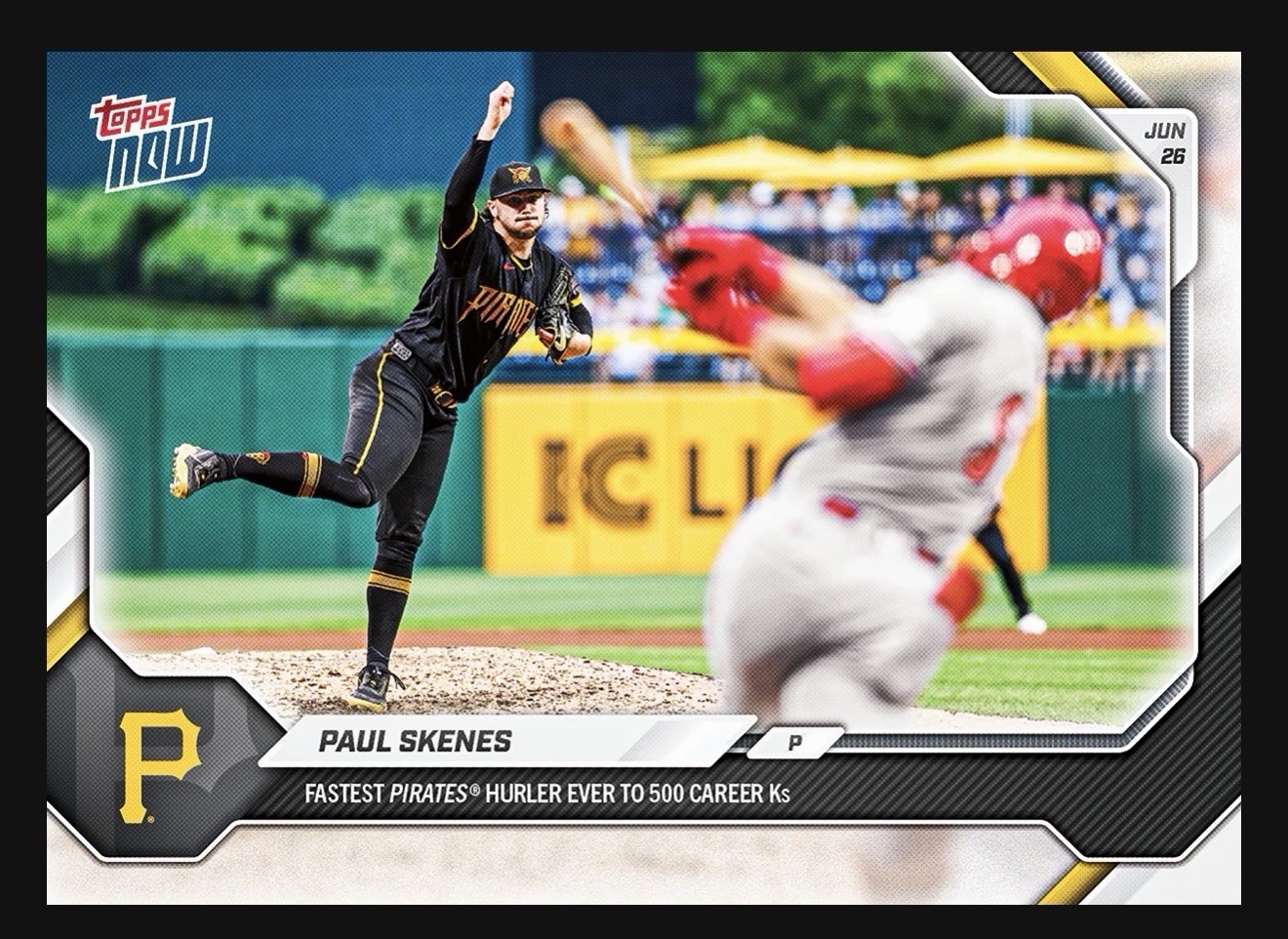 Paul Skenes – 2026 MLB Topps NOW® – Card 380 – Presale!! Pirates!!!