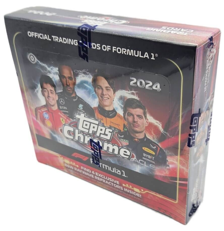 2024 Topps Chrome Formula 1 Racing Qualifying Lap Hobby Lite Box 16 Packs