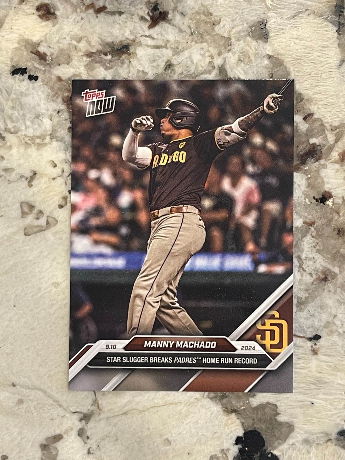 2024 Topps Now Manny Machado #671 Padres Home Run Record