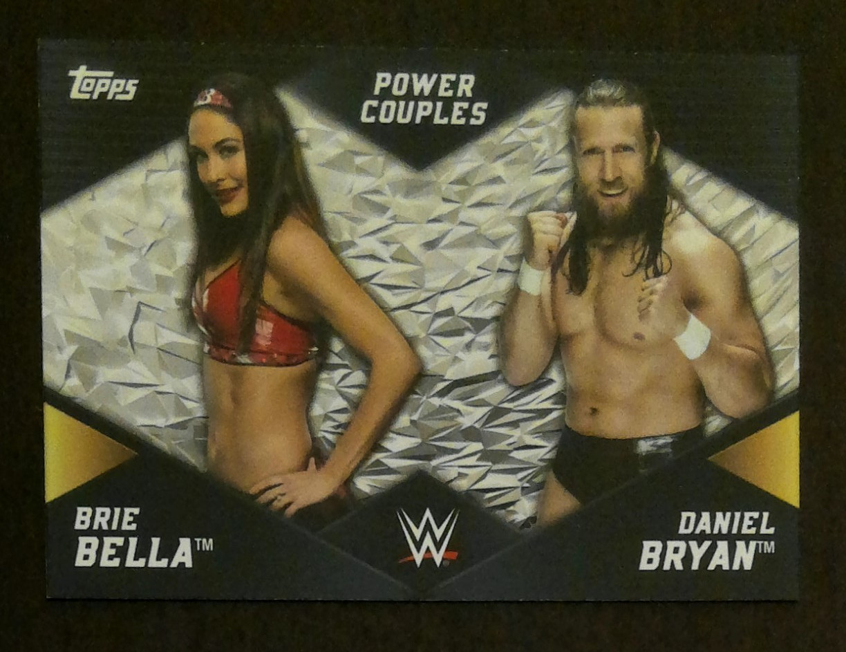 2018 Topps WWE Power Couples Brie Bella & Daniel Bryan #PC-1
