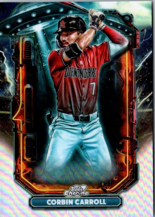 2025 Topps Cosmic Chrome Corbin Carroll #ET-9 Extraterrestrial Talent Dbacks